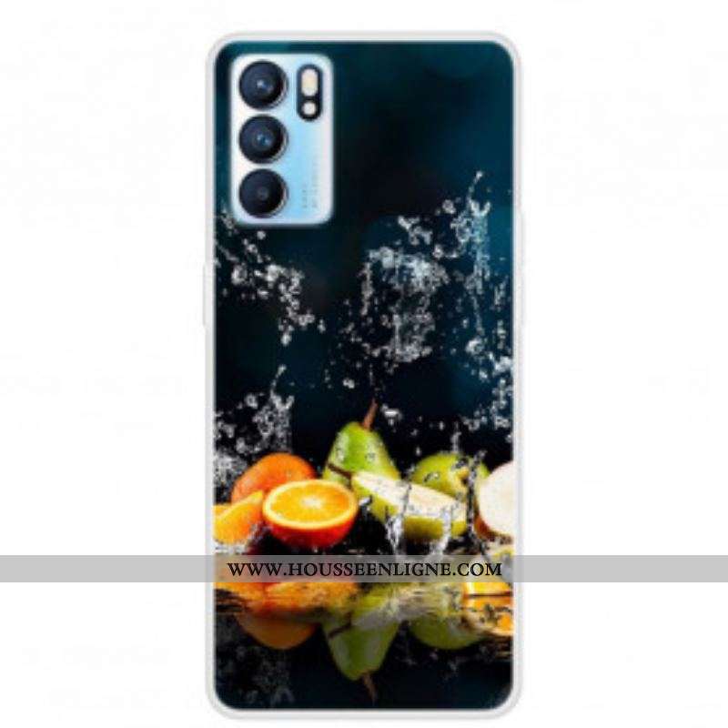 Coque Oppo Reno 6 5G Splash d'Agrumes