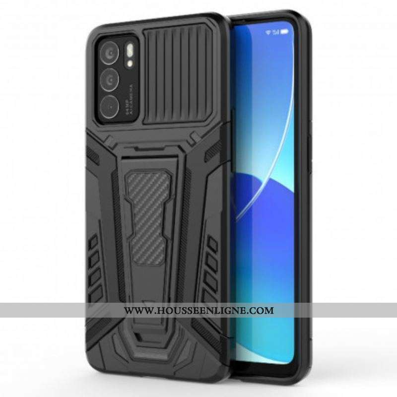 Coque Oppo Reno 6 5G Support Deux Positions Mains Libres