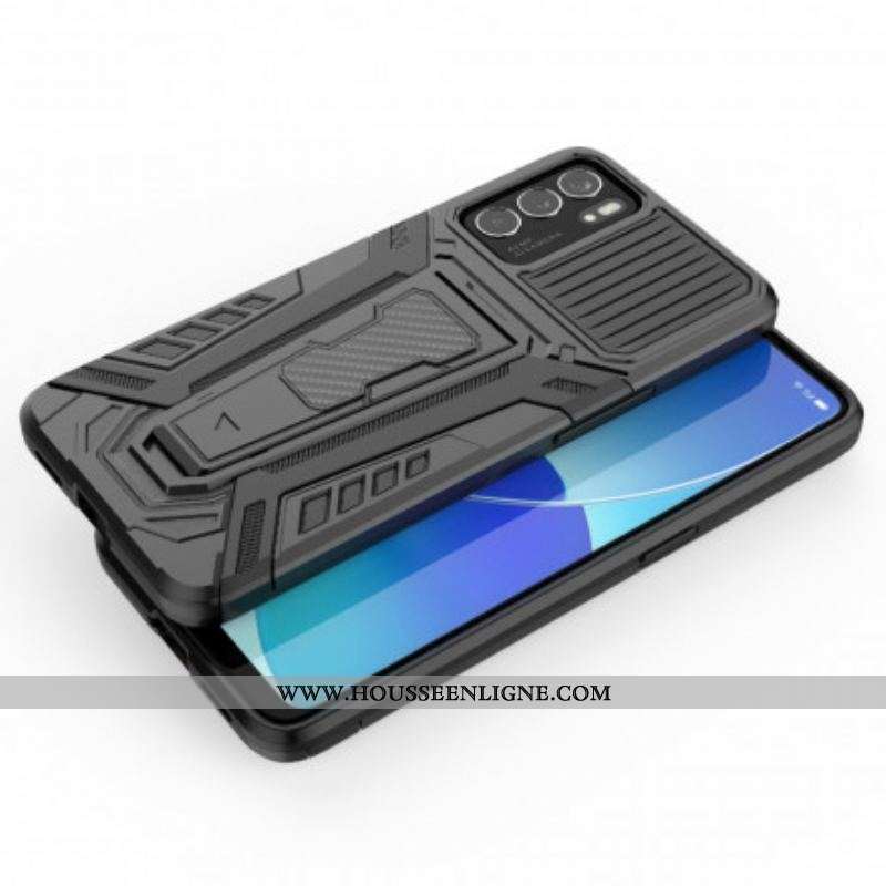 Coque Oppo Reno 6 5G Support Deux Positions Mains Libres
