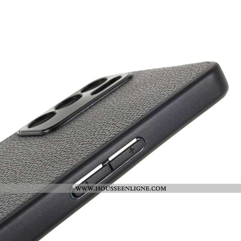 Coque Oppo Reno 6 5G Véritable Cuir Litchi