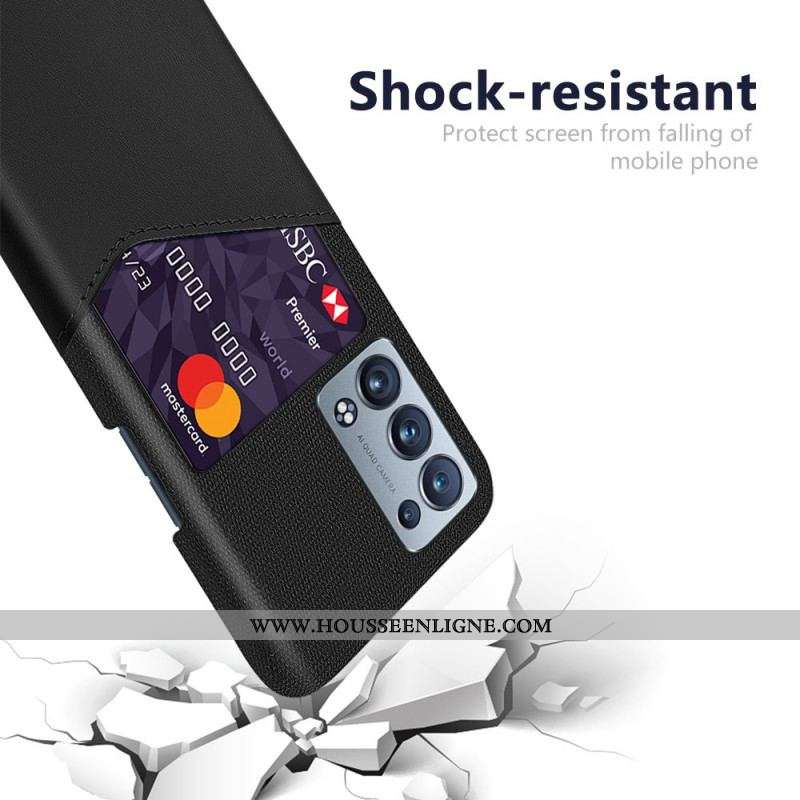 Coque Oppo Reno 6 PRo 5G Porte-Carte Accès Facile