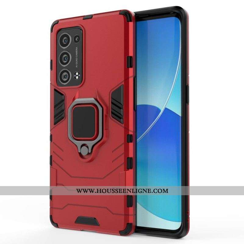 Coque Oppo Reno 6 Pro 5G Anneau-Support Pivotant