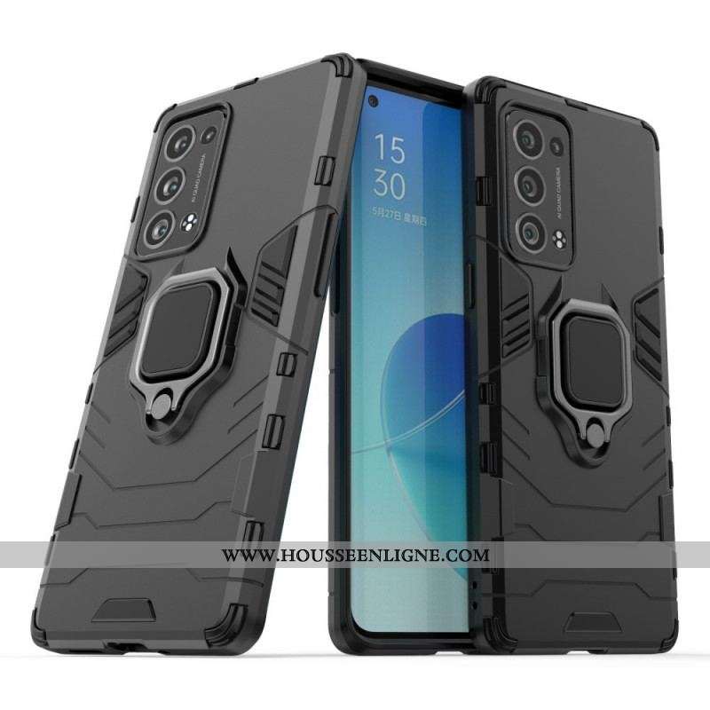 Coque Oppo Reno 6 Pro 5G Anneau-Support Pivotant