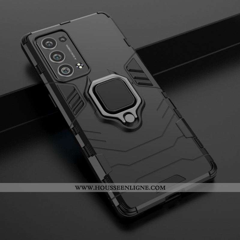 Coque Oppo Reno 6 Pro 5G Anneau-Support Pivotant