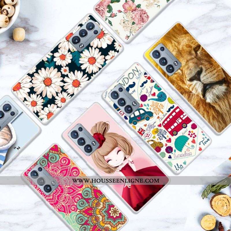 Coque Oppo Reno 6 Pro 5G Blocs Colorés
