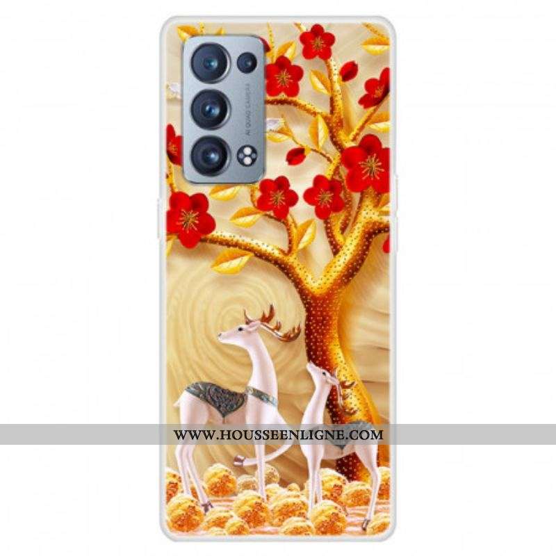 Coque Oppo Reno 6 Pro 5G Motif Biches