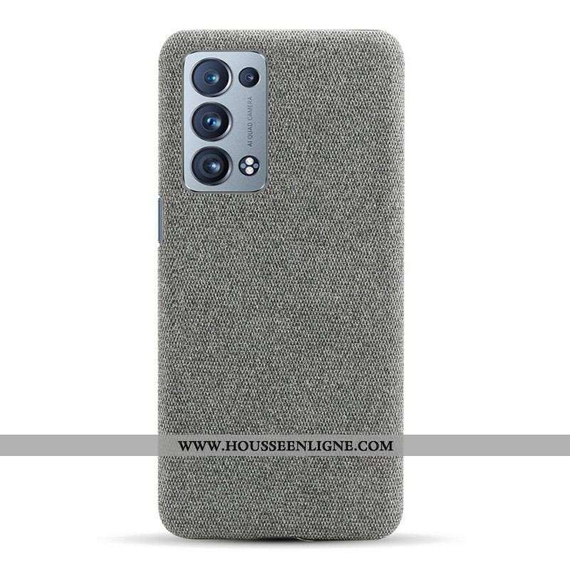 Coque Oppo Reno 6 Pro 5G Revêtement Tissu