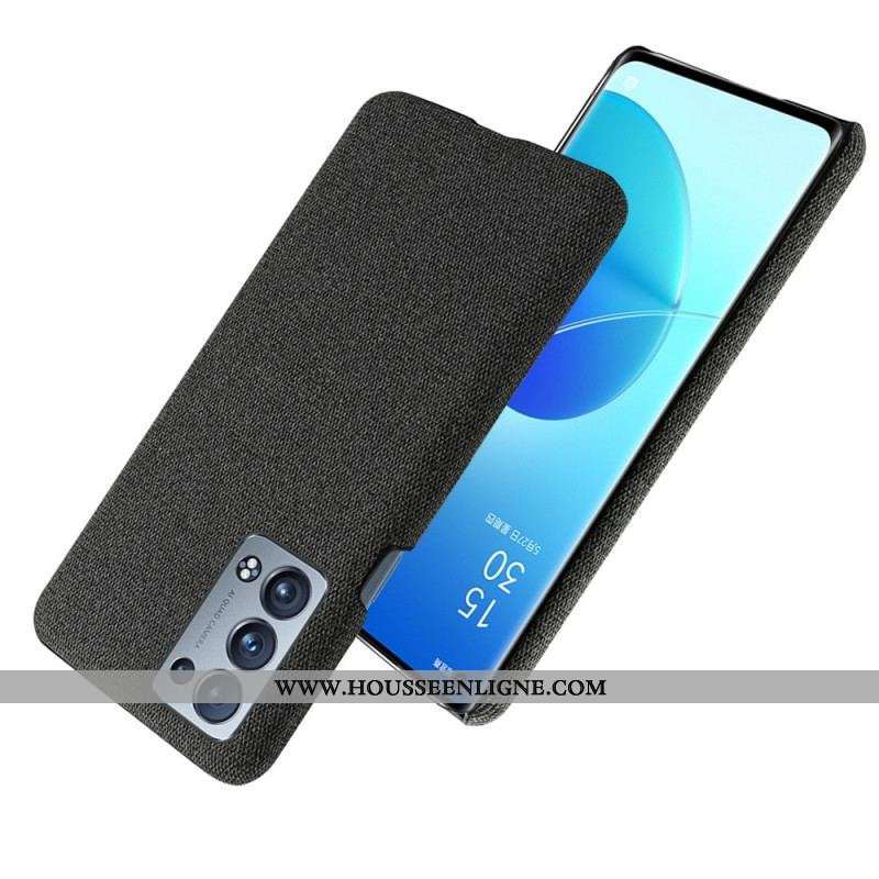 Coque Oppo Reno 6 Pro 5G Revêtement Tissu