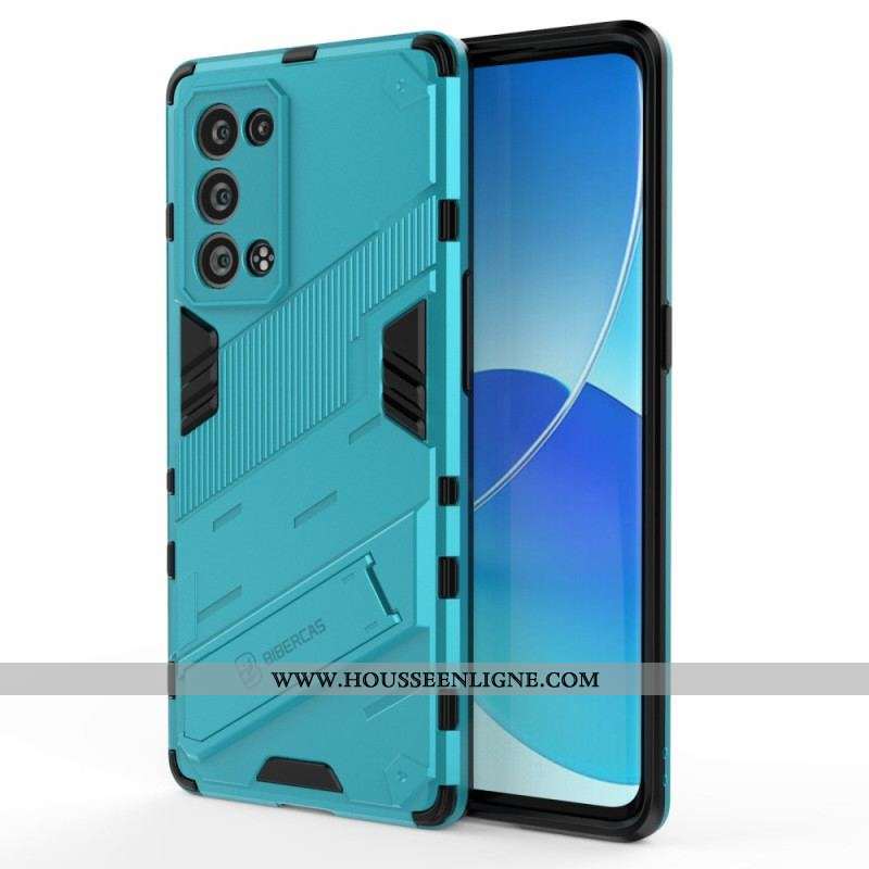 Coque Oppo Reno 6 Pro 5G Ultra Résistante avec Support Amovible
