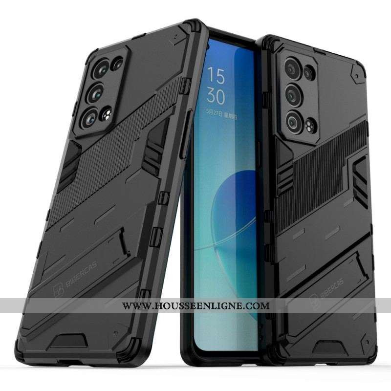 Coque Oppo Reno 6 Pro 5G Ultra Résistante avec Support Amovible