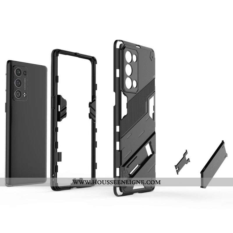 Coque Oppo Reno 6 Pro 5G Ultra Résistante avec Support Amovible