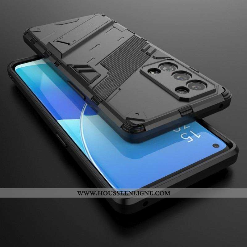 Coque Oppo Reno 6 Pro 5G Ultra Résistante avec Support Amovible