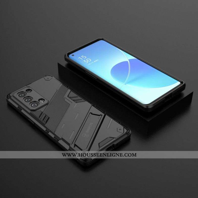 Coque Oppo Reno 6 Pro 5G Ultra Résistante avec Support Amovible