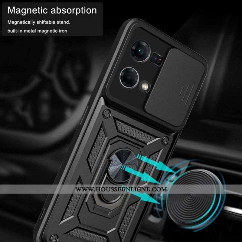 Coque Oppo Reno 7 Anneau Premium