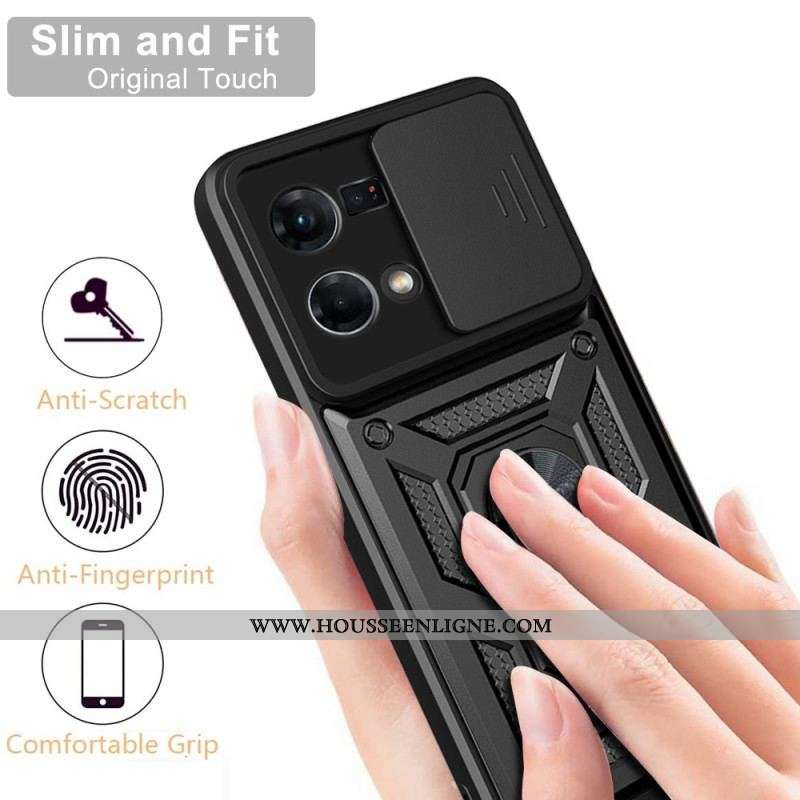 Coque Oppo Reno 7 Anneau Premium