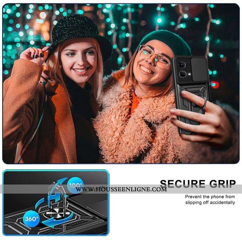 Coque Oppo Reno 7 Anneau Premium