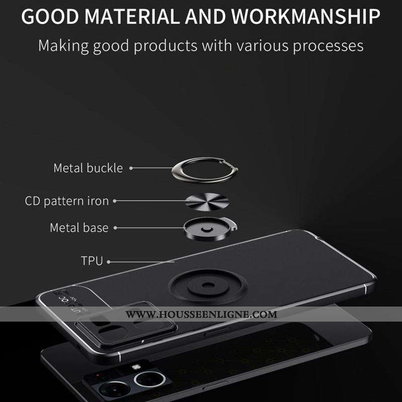 Coque Oppo Reno 7 Anneau-Support