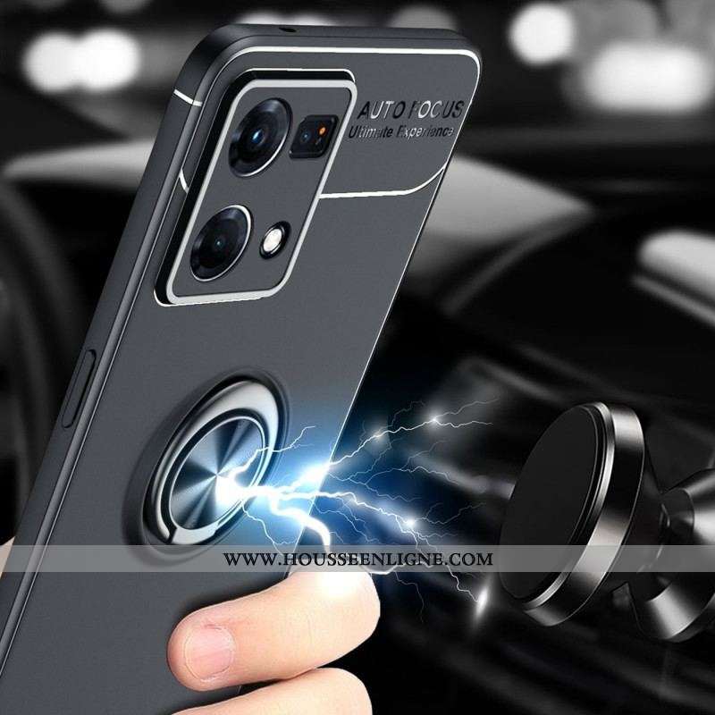 Coque Oppo Reno 7 Anneau-Support