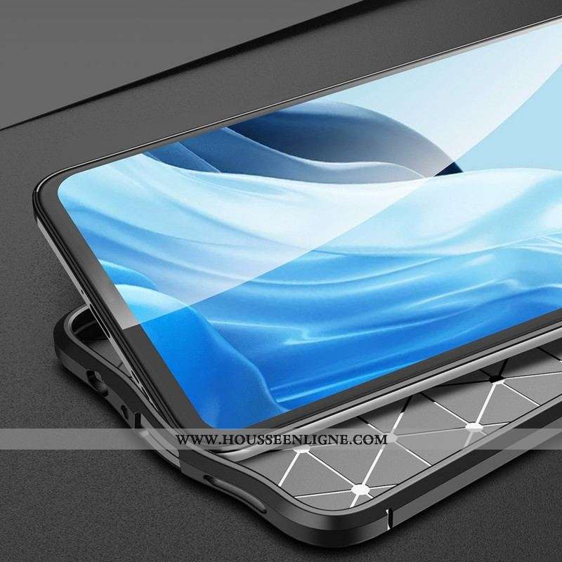 Coque Oppo Reno 7 Effet Cuir Litchi