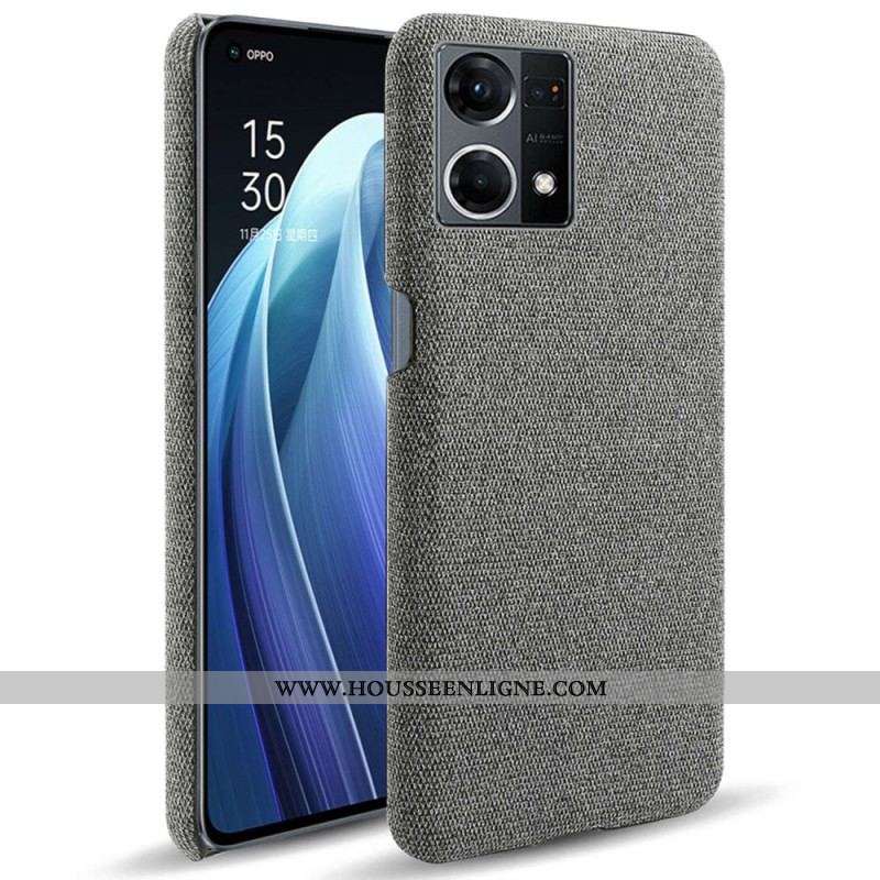 Coque Oppo Reno 7 Tissu