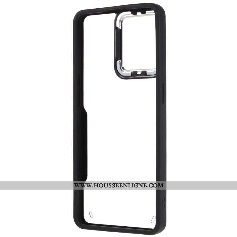 Coque Oppo Reno 7 Transparente Acrylique et Contour Coloré