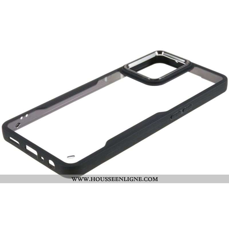 Coque Oppo Reno 7 Transparente Acrylique et Contour Coloré
