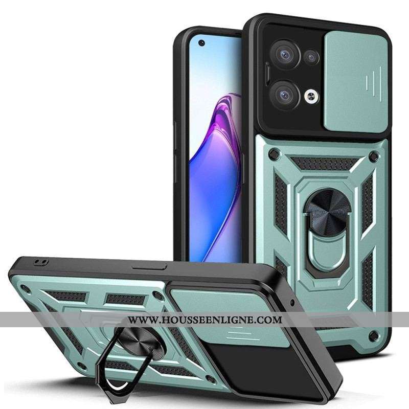 Coque Oppo Reno 8 Anneau Premium