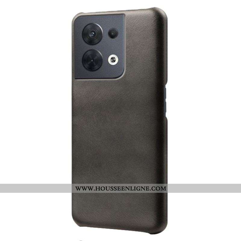 Coque Oppo Reno 8 Effet Cuir