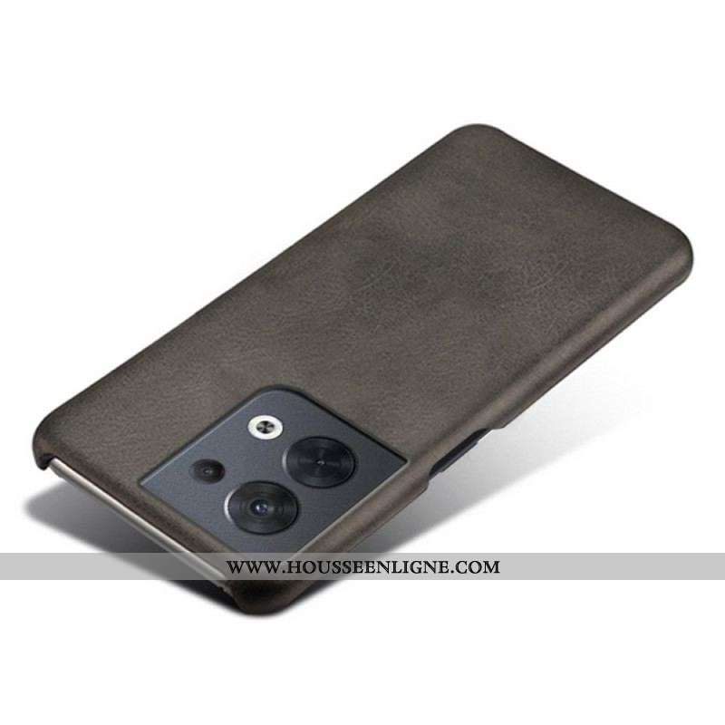 Coque Oppo Reno 8 Effet Cuir