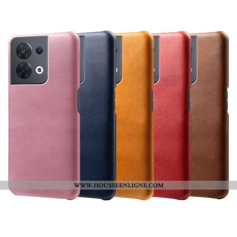 Coque Oppo Reno 8 Effet Cuir