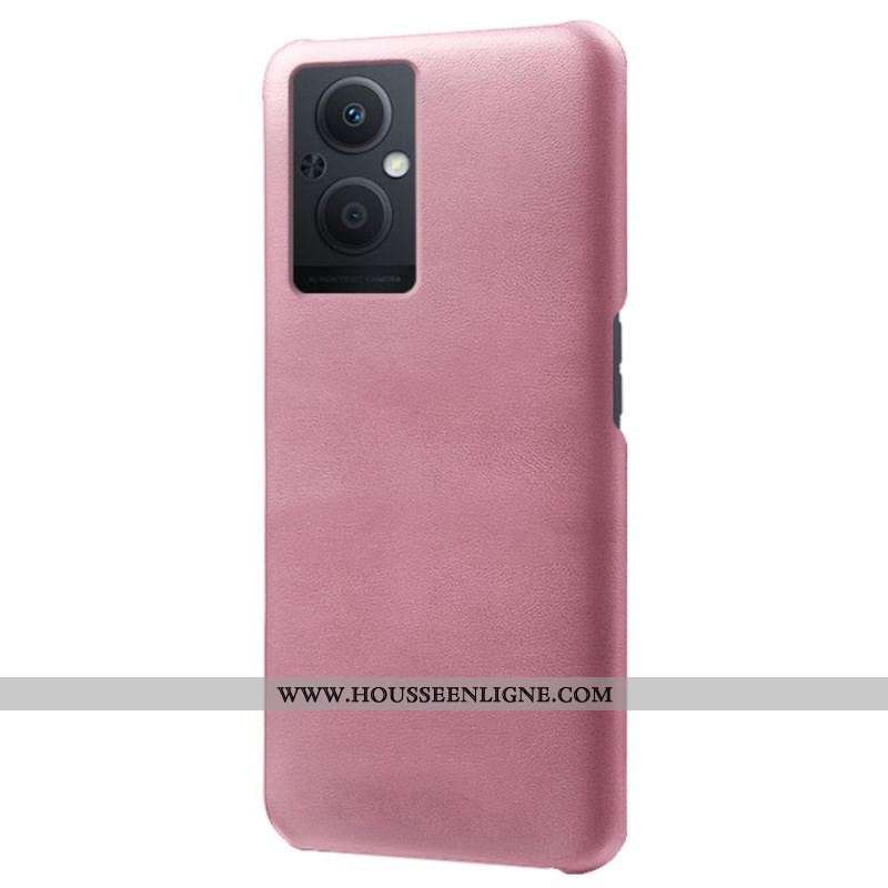 Coque Oppo Reno 8 Lite Effet Cuir