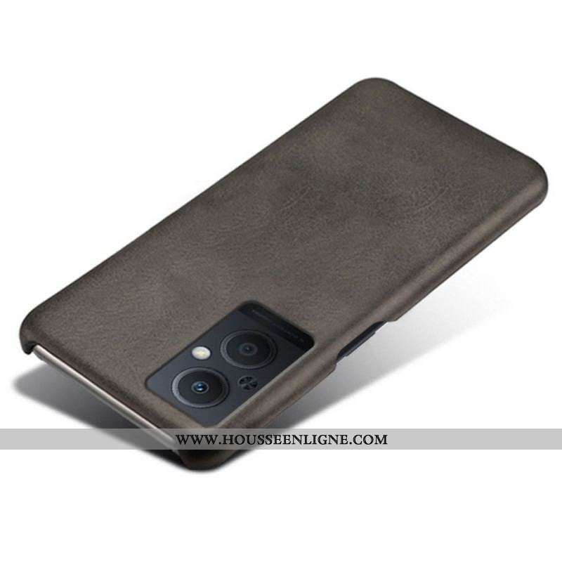 Coque Oppo Reno 8 Lite Effet Cuir