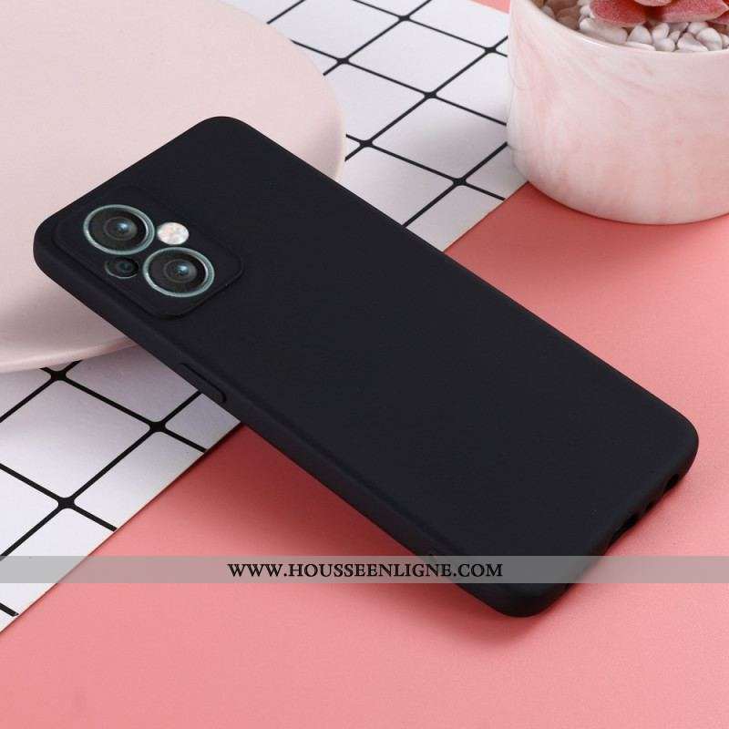 Coque Oppo Reno 8 Lite Silicone Liquide à Lanière