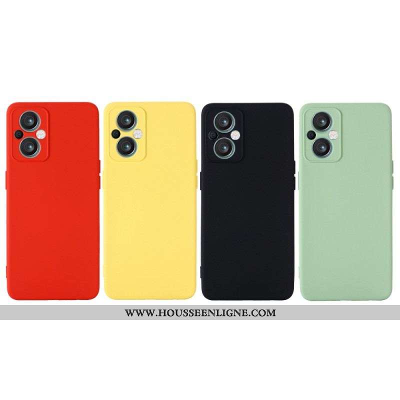 Coque Oppo Reno 8 Lite Silicone Liquide à Lanière