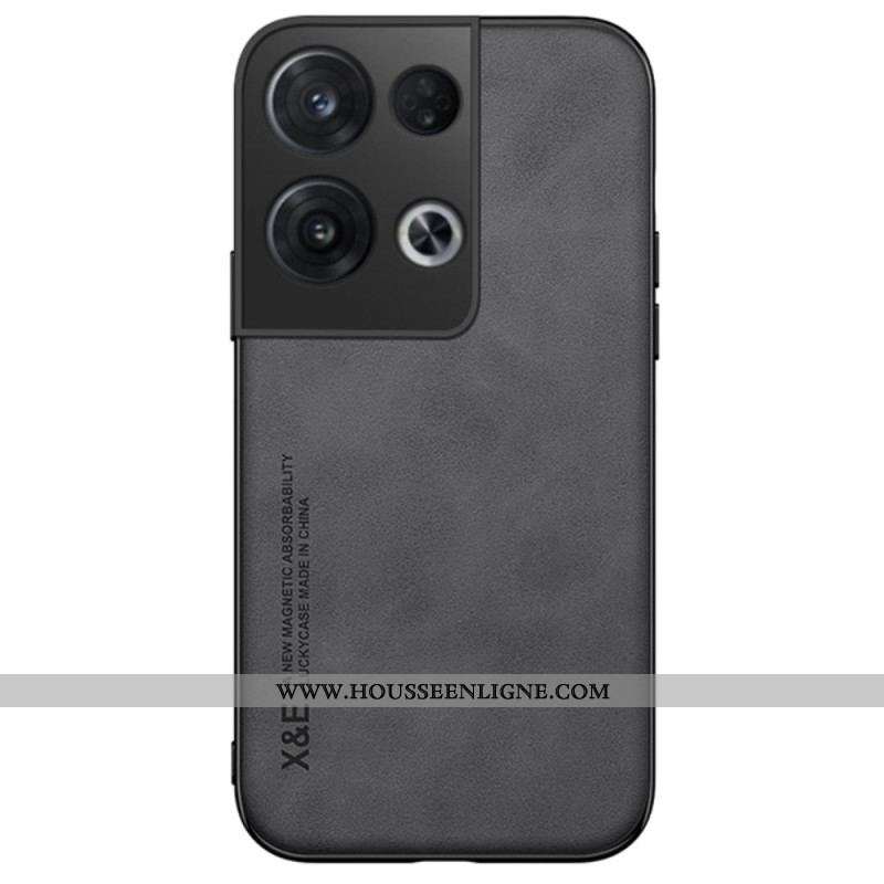 Coque Oppo Reno 8 Pro Effet Cuir X&E