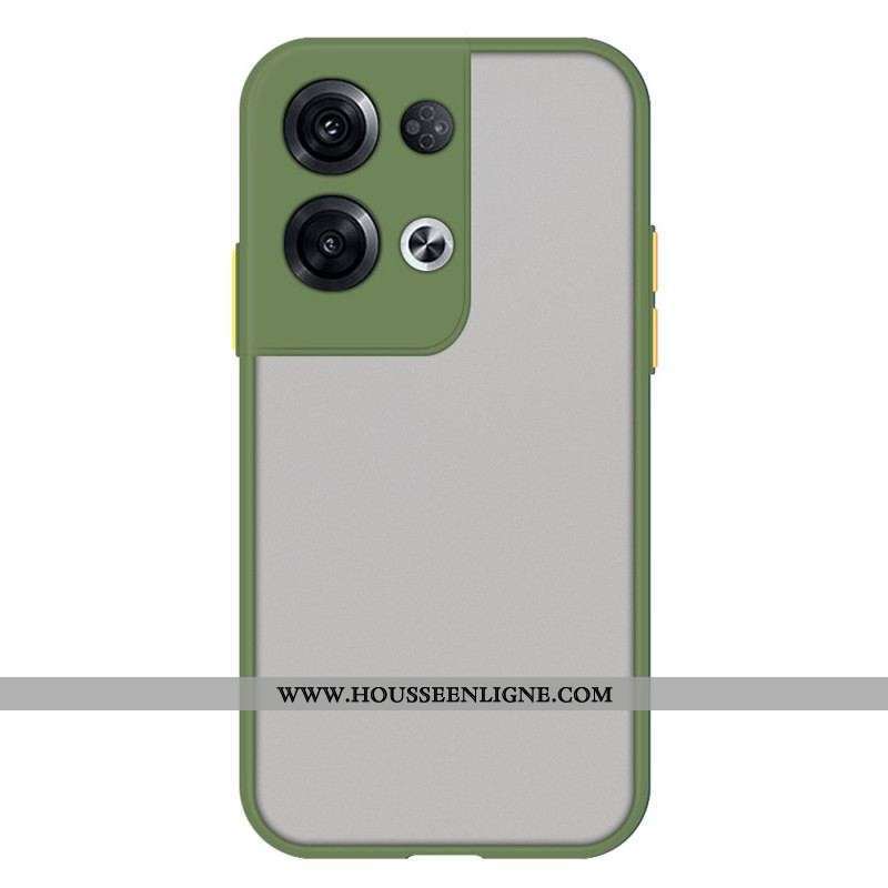 Coque Oppo Reno 8 Pro Hybride Rebords Colorés