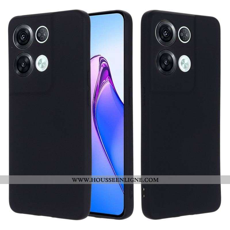 Coque Oppo Reno 8 Pro Silicone Liquide à Lanière