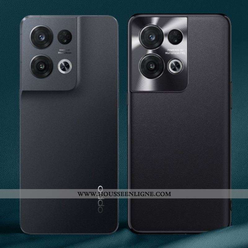 Coque Oppo Reno 8 Pro Simili Cuir Haut de Gamme