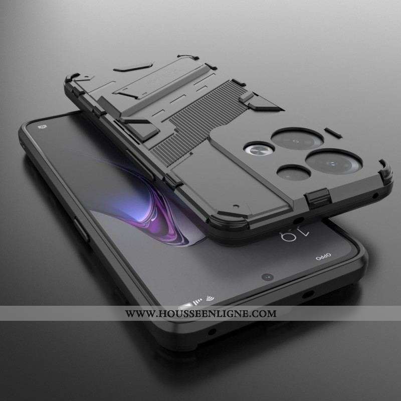 Coque Oppo Reno 8 Pro Support Amovible Deux Positions Mains Libres