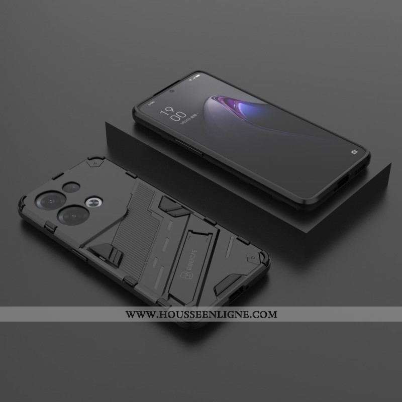 Coque Oppo Reno 8 Pro Support Amovible Deux Positions Mains Libres