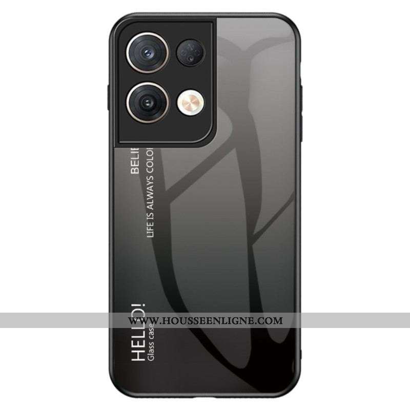 Coque Oppo Reno 8 Pro Verre Trempé Hello