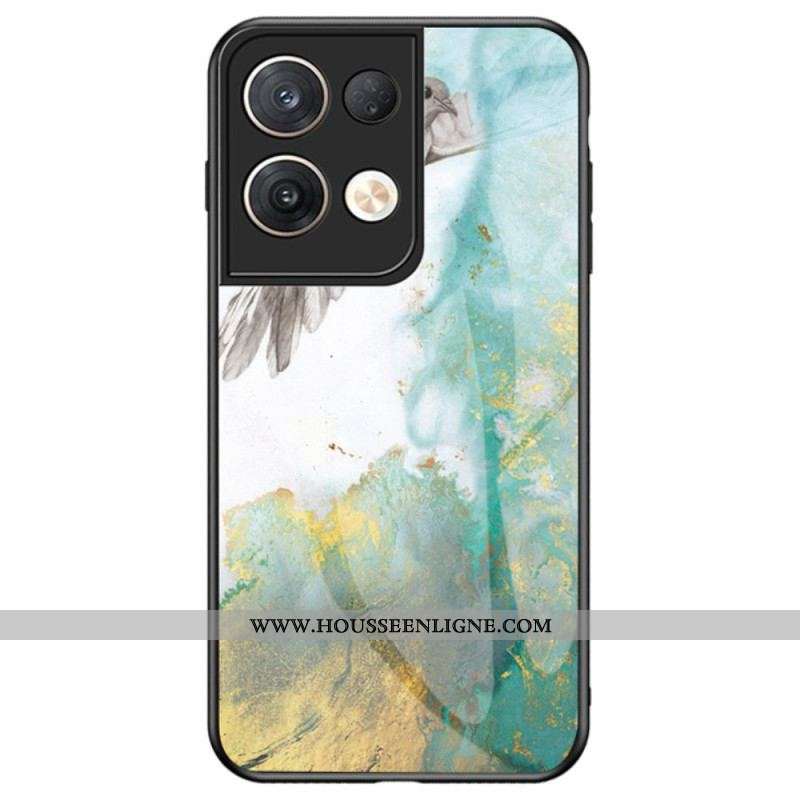 Coque Oppo Reno 8 Pro Verre Trempé Marbre