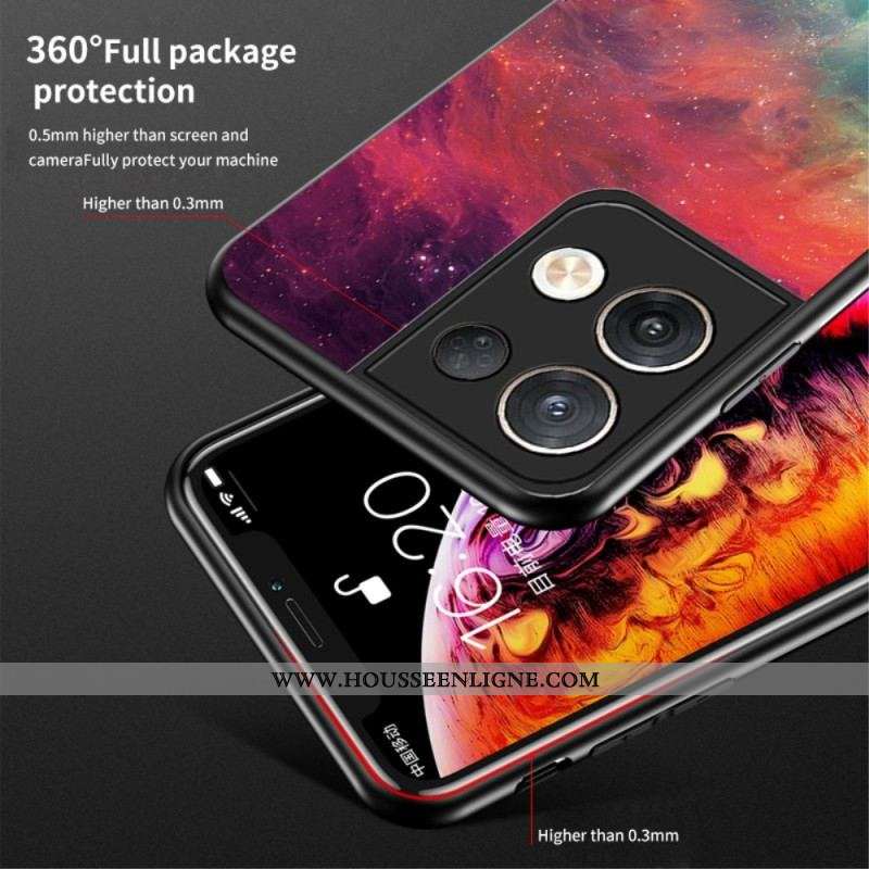 Coque Oppo Reno 8 Pro Verre Trempé Motif