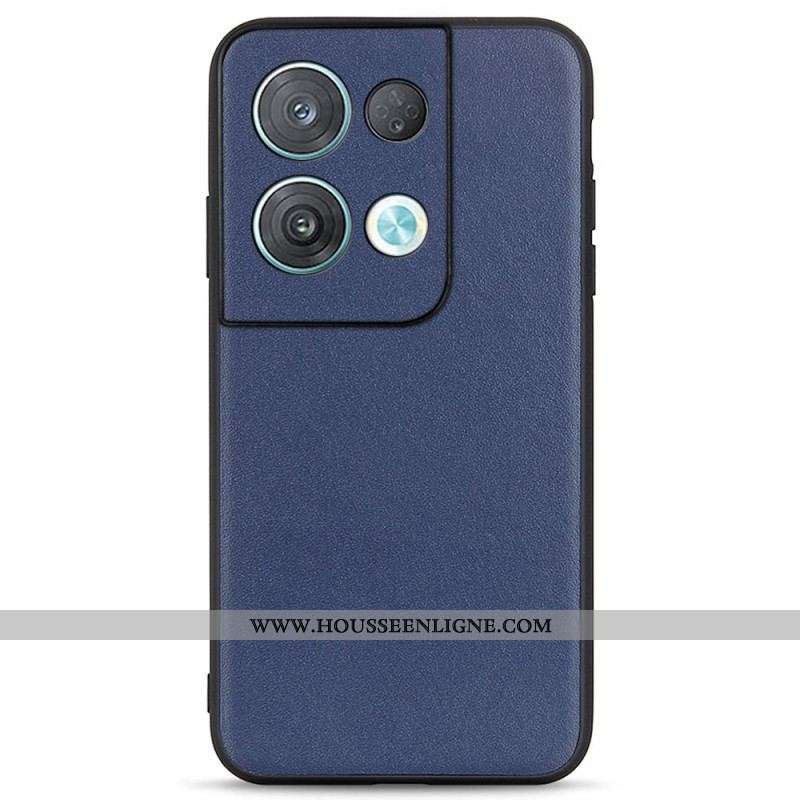 Coque Oppo Reno 8 Pro Vrai Cuir