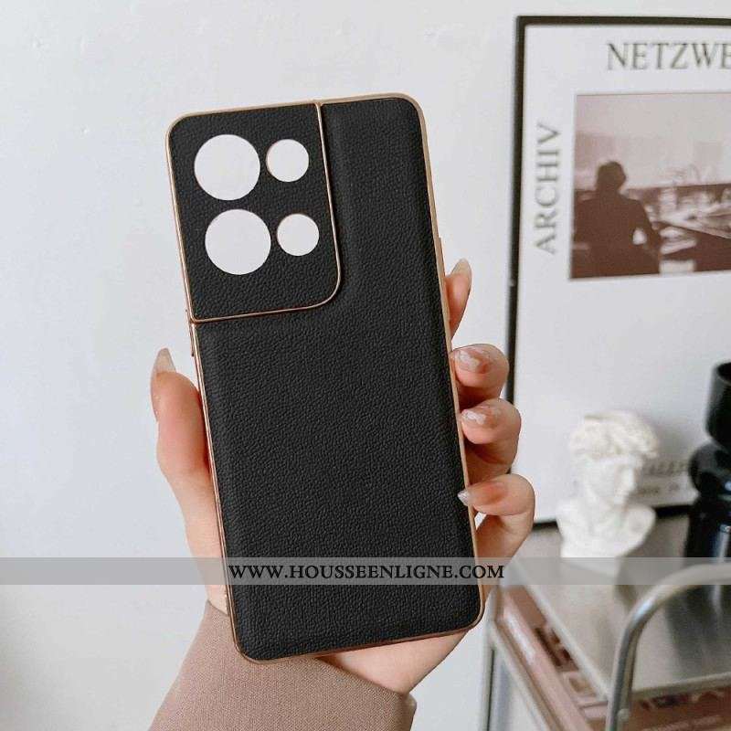 Coque Oppo Reno 8 Pro Vrai Cuir Premium
