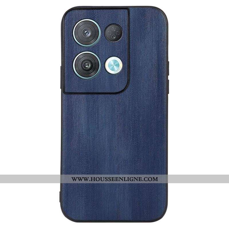 Coque Oppo Reno 8 Simili Cuir Texturé