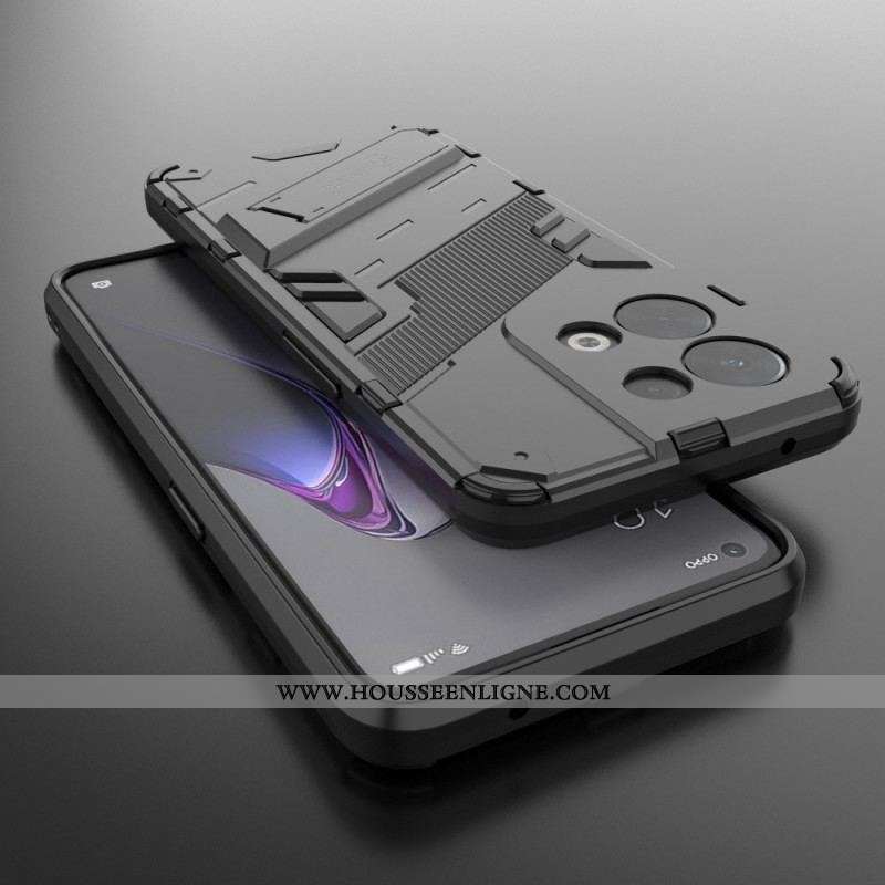Coque Oppo Reno 8 Support Amovible Deux Positions Mains Libres