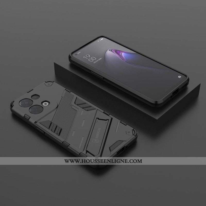 Coque Oppo Reno 8 Support Amovible Deux Positions Mains Libres