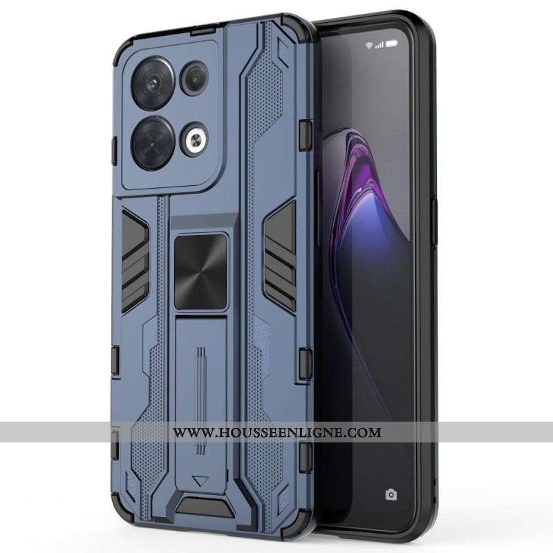 Coque Oppo Reno 8 Support Amovible Vertical et Horizontal