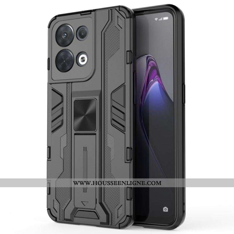 Coque Oppo Reno 8 Support Amovible Vertical et Horizontal